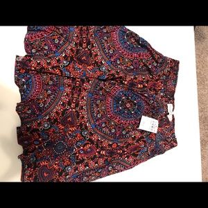 Abercrombie and Fitch Pattern Skater skirt